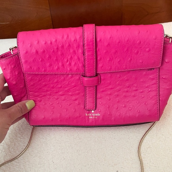 Beautiful hot pink Kate Spade purse! Worn twice! - Picture 1 of 5